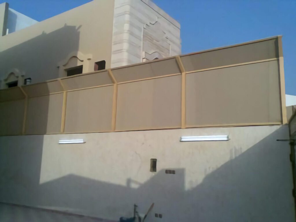 تركيب سواتر القماش