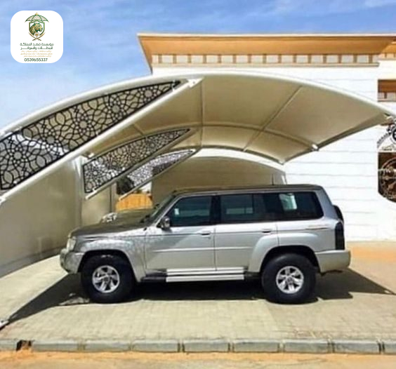 تركيب مظلات سيارات حديد مودرن